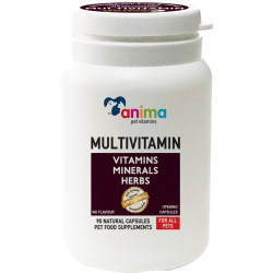 Συμπλήρωμα Διατροφής Anima Pet Multivitamins 90 Κάψουλες Για Σκύλους Και Γάτες