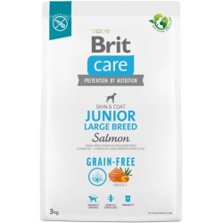 Brit Care - Grain Free Junior Large Salmon & Potato DOG 3kg