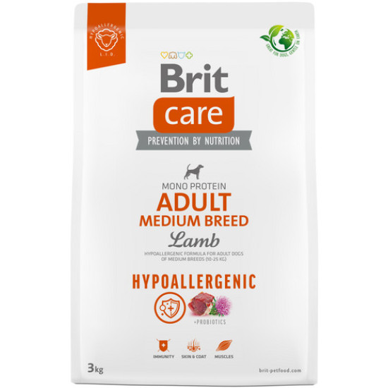 Brit Care Adult Medium Lamb & Rice 3kg