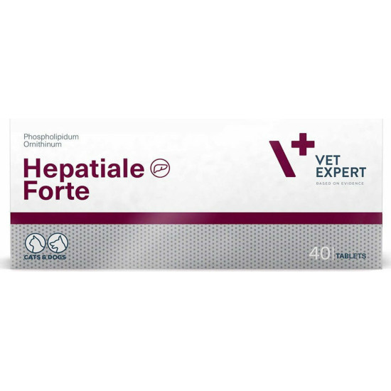 VetExpert Hepatiale Forte Συμπλήρωμα Διατροφής Σκύλου & Γάτας 40 ΧΑΠΙΑ