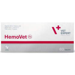 VetExpert - HEMOVET ΣΥΜΠΛΗΡΩΜΑ ΔΙΑΤΡΟΦΗΣ ΓΙΑ ΣΚΥΛΟΥΣ ΜΕ ΑΝΑΙΜΙΑ 60tabs