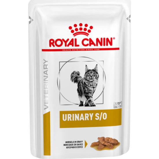 Royal Canin - Urinary S/O κομματάκια σε σάλτσα CAT (φακελάκι) 85gr