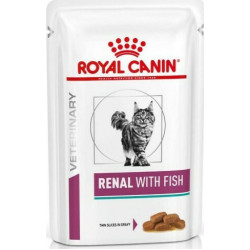 Royal Canin - Renal Fish κομματάκια σε σάλτσα CAT (φακελάκι) 85gr 