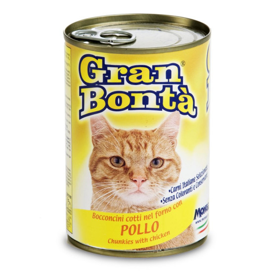 Gran Bonta κονσέρβα γάτας κομματάκια με κοτόπουλο 400gr